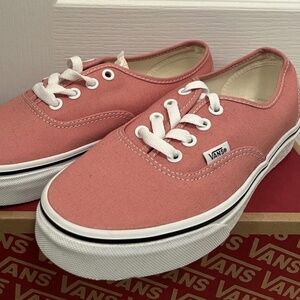 Vans Authentic Pro Canvas Shoes WOMENS 7 Rosette (Medium Pink)